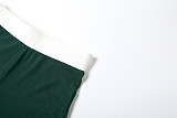Casual Camisole Long-sleeved Jacket Slim-fit Bootcut Trousers Three-piece Set SXE-78623