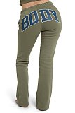 Fashionable Embroidered Autumn/Winter Thickened Sweatshirt Casual Set MJL-0015