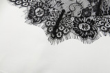 New V-neck Slim-fit Lace Color-blocked Bodycon Mini Dress SXE-82372
