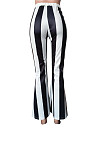 Fashionable Striped Casual Flared Trousers HMS-5588