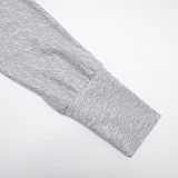 Stylish Hooded Cardigan with Fur Trim and Pockets Long-Sleeved Short Jacket Top XYWL-25TP395