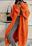 Long Knee-length Sweater Cardigan Women Autumn Winter Loose Thick Coat RS-10335