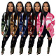 Camouflage Knit Long Sleeve Cardigan Jacket TR-1187