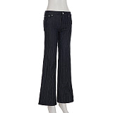 2025 Fashion Striped Skinny Flare Jeans MRA-34809
