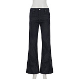 2025 Fashion Striped Skinny Flare Jeans MRA-34809