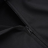 Stylish Fur-lined Hooded Sweatshirt with Short Zip-up Jacket MRA-43220
