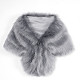 Fur New Autumn Collection 2025 Furry Shawl Without Collar ZNFR-8804