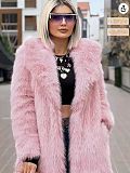 Friendly Faux Fur Short Coat Winter 2025 Hot Girl Style ZNFR-9875