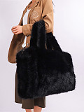 New Long Shoulder Strap Large Capacity Fur Tote Bag HES-257796