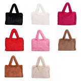 New Long Shoulder Strap Large Capacity Fur Tote Bag HES-257796