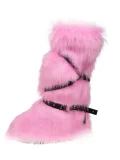 Sexy Cross-over Buckle Fur High-top Snow Boots HES-2024