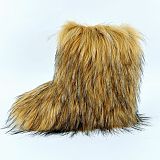 Stylish Warm Plus-size Flat Mid-calf Snow Boots HES-6500