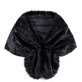 Fur New Autumn Collection 2025 Furry Shawl Without Collar ZNFR-8804