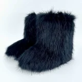 Stylish Warm Plus-size Flat Mid-calf Snow Boots HES-6500