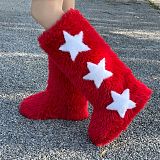 Women's Winter Faux Fur Fox Snow Boots HES-6400