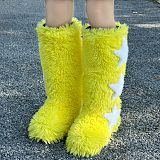 Women's Winter Faux Fur Fox Snow Boots HES-6400