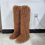 Ultra-high Sheep Fur Snow Boots High Thigh Boots RS-20251117