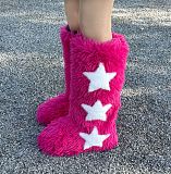 Women's Winter Faux Fur Fox Snow Boots HES-6400