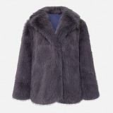 Friendly Faux Fur Short Coat Winter 2025 Hot Girl Style ZNFR-9875