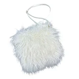 2025 Faux Tan Sheep Fur Shoulder Hand Warmer Bag HES-2200
