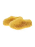 New Style Fox Fur Warm Faux Fur Non-slip Toe Slippers HES-3200