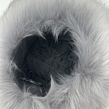 Winter Wide-brimmed Thick Warm Faux Fur Fisherman's Hat HES-4200