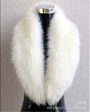 Fox Fur Collar Lady Shawl Large Fur Collar Scarf Warm ZNFR-A03