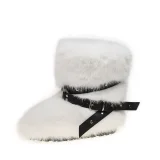 2025 New Style Cross-Strap Leather Snow Boots HES-8500