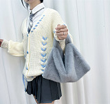 2025 New Style Fluffy Tote Bag HES-2321