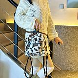 2025 New Leopard Print Plush Cute Backpack HES-2420
