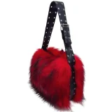 2025 Autumn/Winter New Large Capacity Motorcycle Shoulder/Crossbody Fur Bag HES-3093