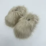 Candy-colored Plush Slippers For Home Use With Thick Soles HES-3532