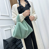 2025 New Style Fluffy Tote Bag HES-2321