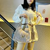 2025 New Versatile Large Capacity Tote Plush Shoulder Bag