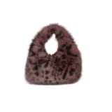 2025 Leopard Print Retro Fur Autumn/Winter Fluffy Handbag/Crossbody Bag HES-2529