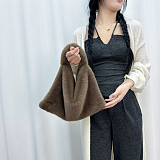 2025 New Style Fluffy Tote Bag HES-2321