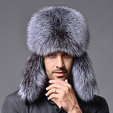 Winter Fox Fur Ear Protection Thickened Warm Snow Hat For Cold ZNFR-AL0016