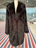 Lazy Style Fox Fur Coat Long Brown Street Women Imitating Fur ZNFR-KJ1302