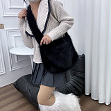 New Large-capacity Versatile Plush Tote/Shoulder Bag