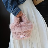 2025 New Style Faux Wool Fluffy Handbag RS-104