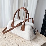 2025 New Faux Mink Fur Tote Handbag/Crossbody Bag RS-5321