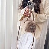 2025 New Faux Mink Fur Tote Handbag/Crossbody Bag RS-5321
