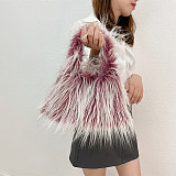 Faux Fur Plush Millennial Hot Girl Punk Large Capacity Crossbody/Shoulder Bag HES-2623
