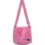 Candy-colored Rabbit Fur Flap Crossbody/Shoulder Bag HES-2100