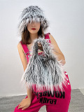 Faux Fur Plush Millennial Hot Girl Punk Large Capacity Crossbody/Shoulder Bag HES-2623