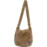 Candy-colored Rabbit Fur Flap Crossbody/Shoulder Bag HES-2100