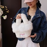 2025 New Style Faux Wool Fluffy Handbag RS-104
