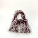 Faux Fur Plush Millennial Hot Girl Punk Large Capacity Crossbody/Shoulder Bag HES-2623