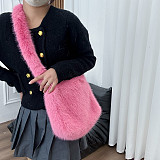 New Large-capacity Versatile Plush Tote/Shoulder Bag
