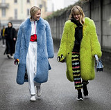 Long Fur Coat Fashion Street Thickened Faux Fur Lapel Fur Coat For Women Wholesale Winter ZNFR-51